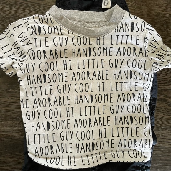 5/$20 | Overalls & shirt set, toddler bib overalls - Picture 3 of 8